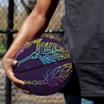 Rainbow Native Dream Catcher Print Basketball