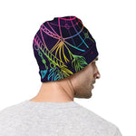 Rainbow Native Dream Catcher Print Beanie