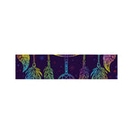 Rainbow Native Dream Catcher Print Bed Runner
