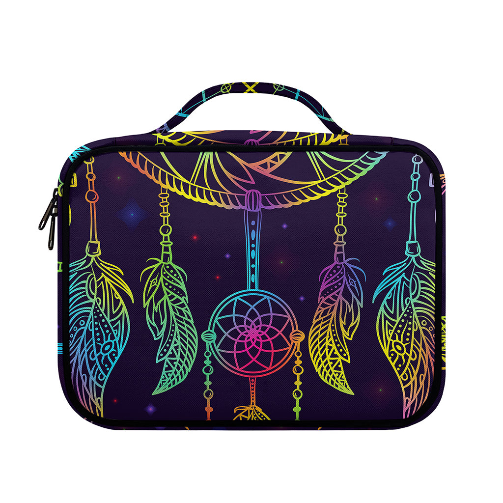 Rainbow Native Dream Catcher Print Briefcase Bible Bag