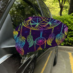 Rainbow Native Dream Catcher Print Car Side Mirror Covers