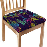 Rainbow Native Dream Catcher Print Chair Cushion Cover