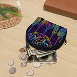 Rainbow Native Dream Catcher Print Coin Purse