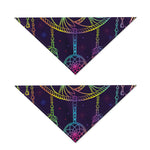Rainbow Native Dream Catcher Print Dog Bandana