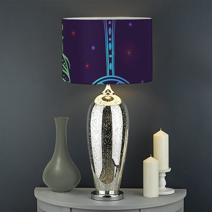 Rainbow Native Dream Catcher Print Drum Lamp Shade