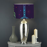 Rainbow Native Dream Catcher Print Drum Lamp Shade