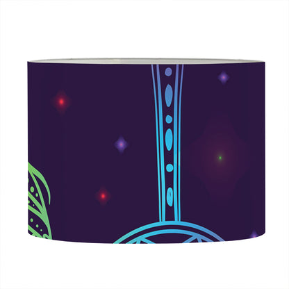 Rainbow Native Dream Catcher Print Drum Lamp Shade