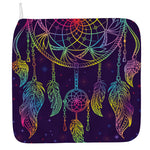 Rainbow Native Dream Catcher Print Hand Towel