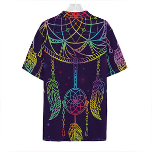 Rainbow Native Dream Catcher Print Hawaiian Shirt