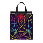 Rainbow Native Dream Catcher Print Insulated Lunch Tote