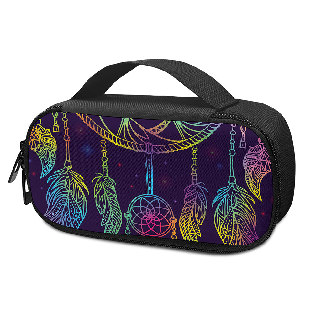 Rainbow Native Dream Catcher Print Insulin Cooler Travel Case