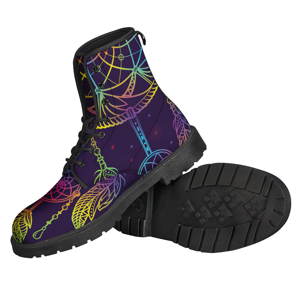 Rainbow Native Dream Catcher Print Backpack