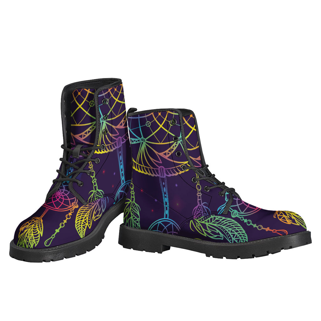 Rainbow Native Dream Catcher Print Backpack
