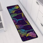 Rainbow Native Dream Catcher Print Long Kitchen Mat