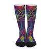 Rainbow Native Dream Catcher Print Long Socks