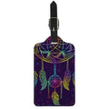 Rainbow Native Dream Catcher Print Luggage Tag