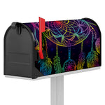 Rainbow Native Dream Catcher Print Mailbox Cover
