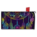 Rainbow Native Dream Catcher Print Mailbox Cover