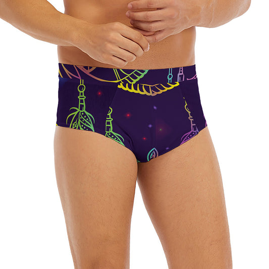 Rainbow Native Dream Catcher Print Men's Briefs