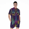 Rainbow Native Dream Catcher Print Men's Romper