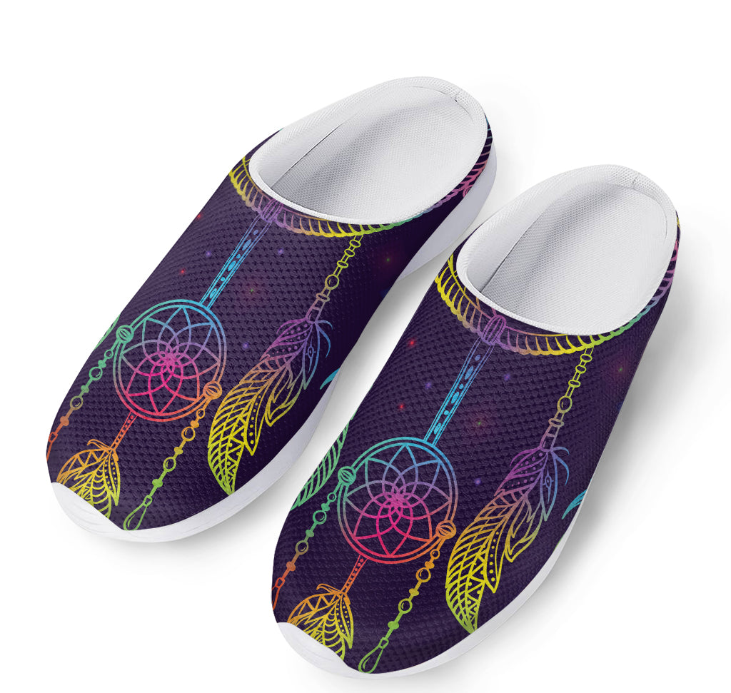 Rainbow Native Dream Catcher Print Mesh Casual Shoes