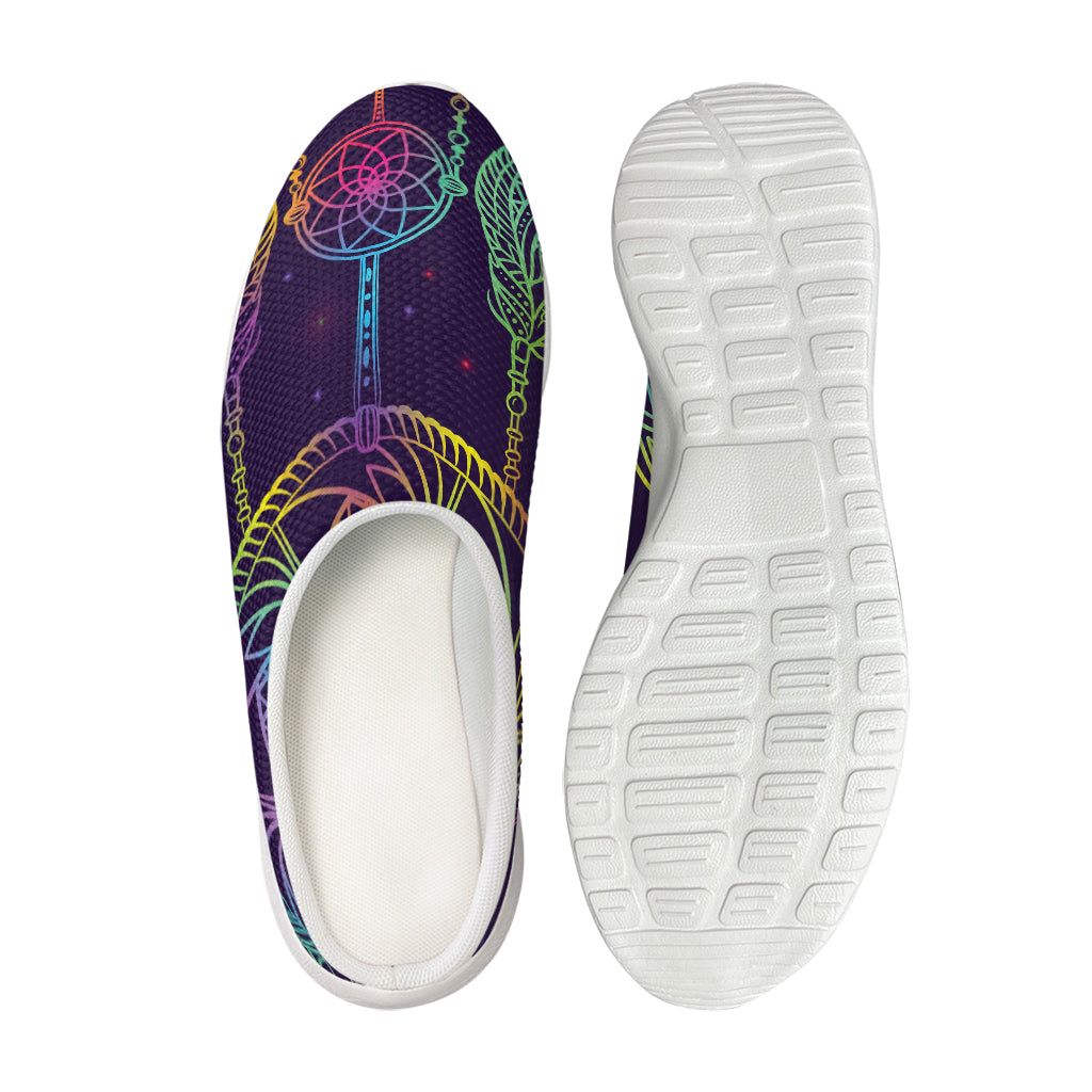 Rainbow Native Dream Catcher Print Mesh Casual Shoes