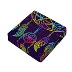 Rainbow Native Dream Catcher Print Outdoor Seat Cushion Cover
