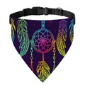 Rainbow Native Dream Catcher Print Over The Collar Dog Bandana