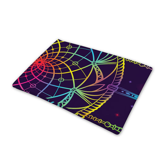 Rainbow Native Dream Catcher Print Pet Cooling Mat Cover