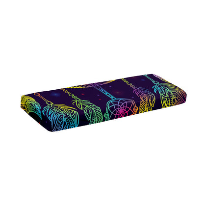 Rainbow Native Dream Catcher Print Piano Keyboard Cover
