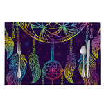Rainbow Native Dream Catcher Print Placemat