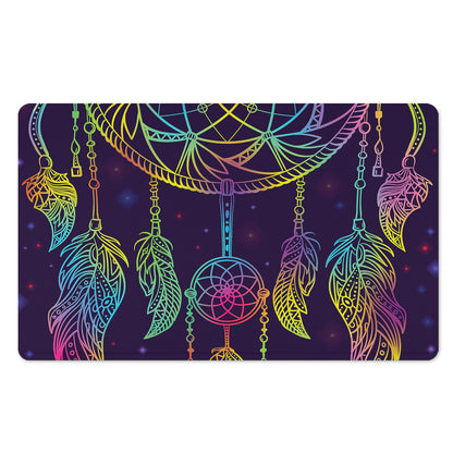 Rainbow Native Dream Catcher Print Polyester Doormat