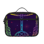 Rainbow Native Dream Catcher Print Portable Lunch Bag