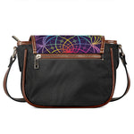 Rainbow Native Dream Catcher Print Saddle Bag