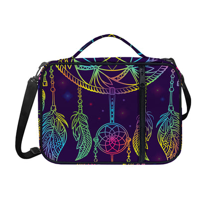 Rainbow Native Dream Catcher Print Shoulder Strap Bible Bag
