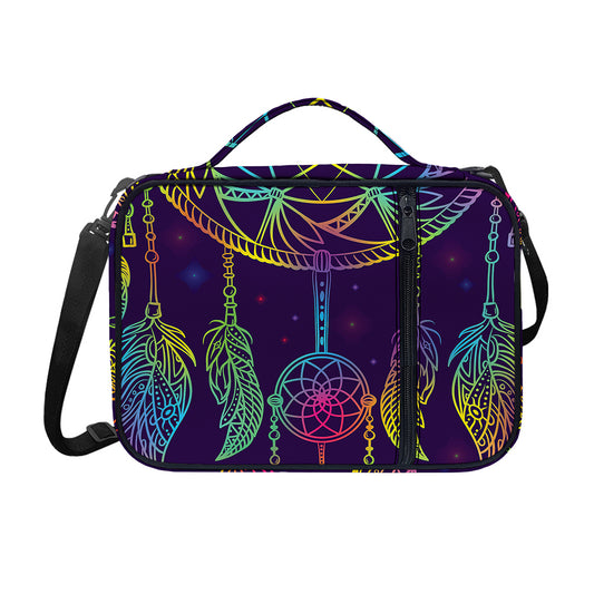 Rainbow Native Dream Catcher Print Shoulder Strap Bible Bag