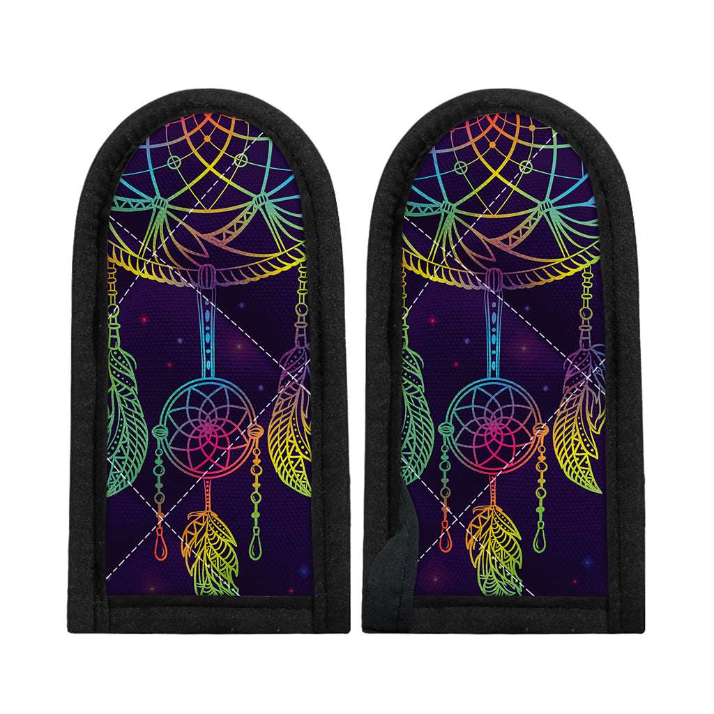 Rainbow Native Dream Catcher Print Skillet Handle Cover