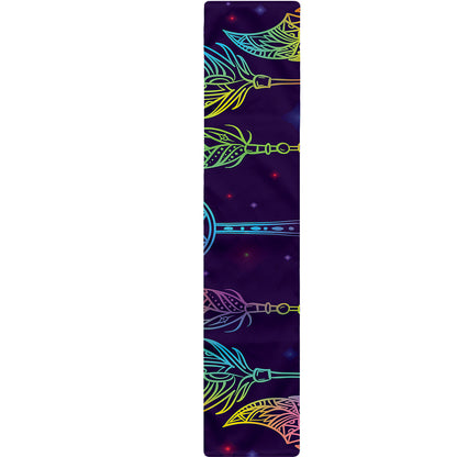 Rainbow Native Dream Catcher Print Table Runner