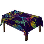 Rainbow Native Dream Catcher Print Tablecloth