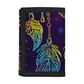 Rainbow Native Dream Catcher Print Trifold Wallet