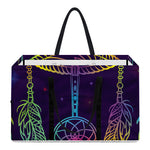 Rainbow Native Dream Catcher Print Utility Tote Bag
