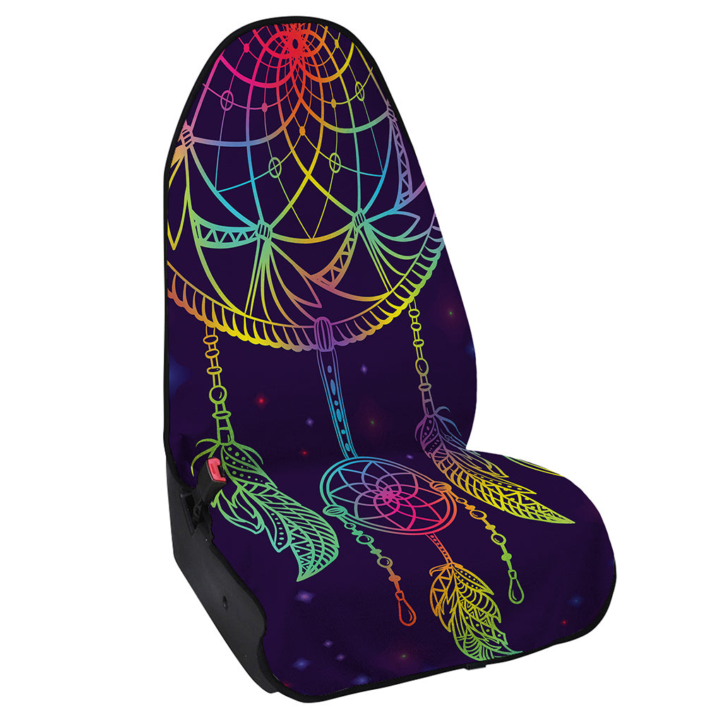 Rainbow Native Dream Catcher Print Waterproof Car Seat Cover