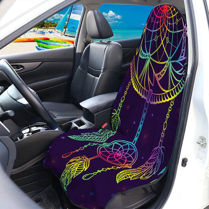 Rainbow Native Dream Catcher Print Waterproof Car Seat Cover
