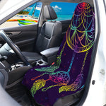 Rainbow Native Dream Catcher Print Waterproof Car Seat Cover