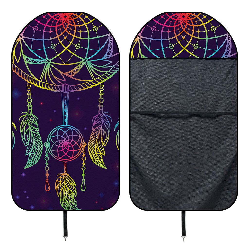 Rainbow Native Dream Catcher Print Waterproof Car Seat Cover