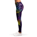 Rainbow Native Dream Catcher Print Women's Leggings