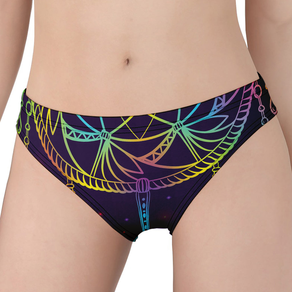 Rainbow Native Dream Catcher Print Women's Panties