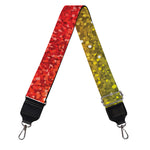 Rainbow (NOT Real) Glitter Artwork Print Bag Strap