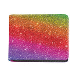 Rainbow (NOT Real) Glitter Artwork Print Bifold Wallet
