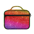Rainbow (NOT Real) Glitter Artwork Print Briefcase Bible Bag